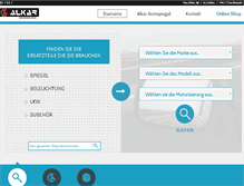 Tablet Screenshot of alkar-autospiegel.de